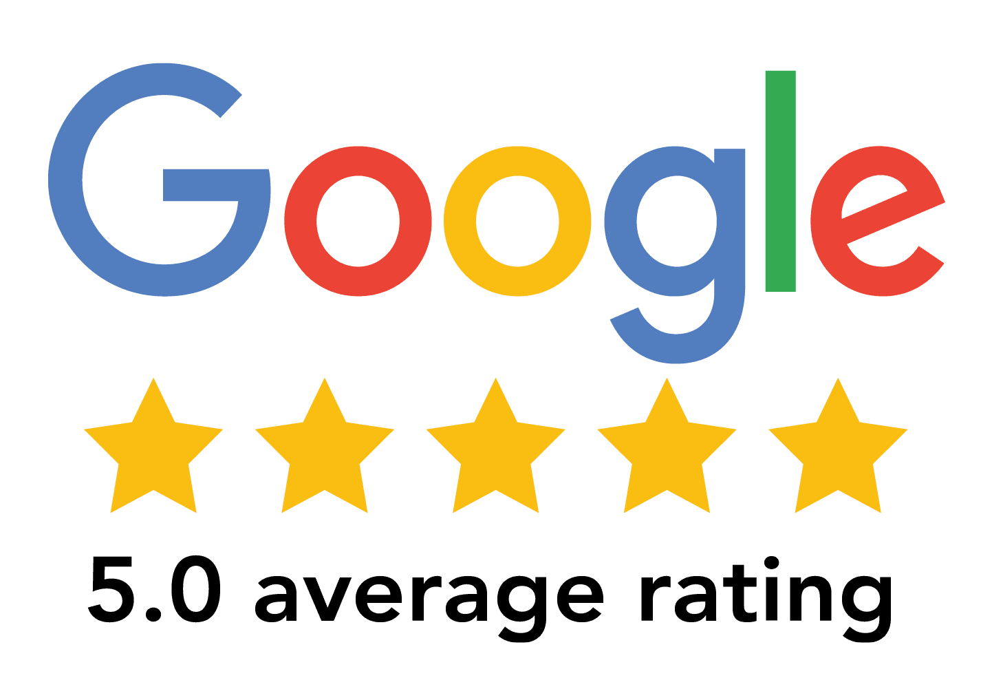 5.0 Google Reviews Rating
