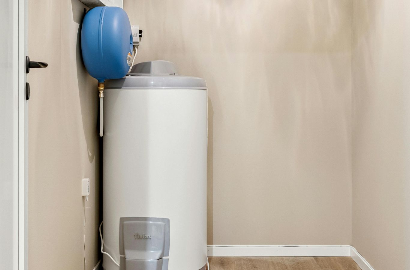 Tank and expansion vessel, shown for Wanda’s Water Heaters in Falmouth, ME. Water Heater Installation Near Me.